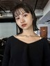 【上田奈々世限定】カット＋地毛風ストレートパーマ(根元)￥22,000→15,400