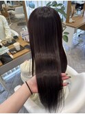 ラベンダー × ブラウン