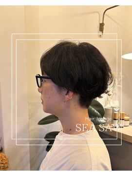 シーソー(SEA SAW) 癖毛ショート/ニュアンスパーマ/大人ショート/カジュアルヘア