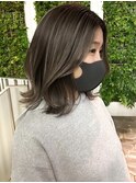 表参道ボブショートボブレイヤーボブグレージュハイライト白髪