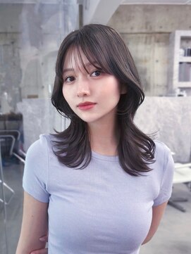 フィヴェント(Fivent) 美髪韓国レイヤーイメチェン似合わせチェリーブラウンミニウルフ