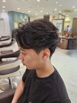 アッシュ 池上店(Ash) フェザーパーマ フェザーショート