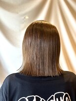 ココカラヘアー ニコ(cococara hair nico)&nbsp;切りっぱなしボブ/トリートメント/髪質改善/ベージュ