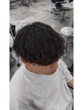 オム ブランシェ(HOMME BLANCHE’) 【KAZUKI】波巻きパーマ　マッシュパーマ　メンズ