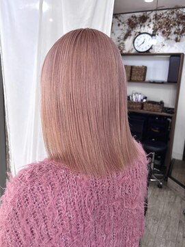 シーン(hair design SCENE) pale pink