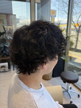 【長野市/メンズ】カット×スパイラルパーマ