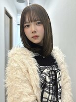 ソワ 北千住(soi) オリーブベージュ×ブリーチ無し×レイヤーカット