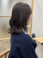 リノ 船橋(Lino)&nbsp;大人ガーリー/ダークアッシュ/ミディアムレイヤーカット［船橋］