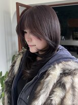 ソピ バイ インビテーション(sopi by invitation)&nbsp;ハッシュカット　顔まわりカット　ダークブラウン