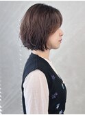 ＊外ハネボブフレンチボブおしゃれパーマボブカーリーボブ30代