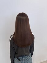 フレイムス ヘアアンドリラックス 南越谷店(Frames hair&relax)&nbsp;ブリーチなしカラー/ピンクブラウン