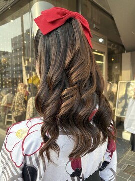 ボンビィヴァン(bon-vivant) 大分/卒業式/袴着付ヘアセット