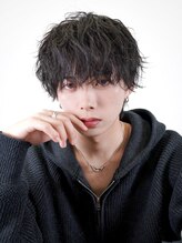 メンズサロン ガウディ 三宮店(men's salon Gaudi)&nbsp;ラウンドマッシュウルフ×無造作シャドウパーマ×メンズカット