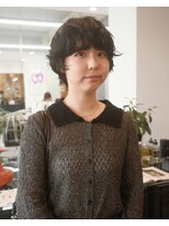 ジュール(JOULE'S)&nbsp;黒髪ショートパーマヘア/名古屋伏見/カットパーマ/ショートヘア