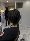 ウルフカット/シルバー系/20代/30代/40代/ダブルカラー