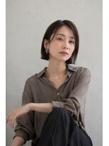 i.【髪質改善/ブリーチ/ハイライト/デザイン/ダブルカラー】【7/1NEWOPEN（予定）】&nbsp;切りっぱなし大人ボブ