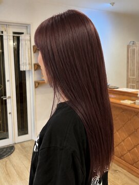 ヘアーサロン リアン 熊谷2号店(hair salon Rien) 艶感カシスピンク☆