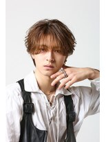 ブラック サッポロ(BLUCK SAPXOXO)&nbsp;メンズハイライト波巻きスパイラルパーママッシュウルフ大通駅