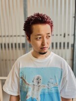 クラン バイ ヘッドライト 栄店(clan by HEADLIGHT) スパイキーショート/ボルドーカラー/ハイトーンカラー