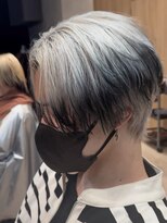 メンズサロン ガウディ 三宮店(men's salon Gaudi) エンドカラー×メンズハイトーン×ホワイトカラー×ウルフカット