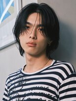 アンサー 原宿(ANSWER)&nbsp;メンズ髪質改善地毛風縮毛矯正ストレート毛流れセンターパート