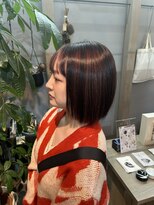スエシカ(hair&foliage suecica)&nbsp;ハイライト×ワインレッド