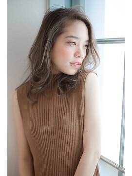 エルクバイコットン(elk by Cotton) 【elk by cotton平塚】ミディ/イルミナカラー/シルキーベージュ