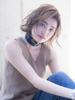 レニーバイエース(LANY by ACE)&nbsp;【LANY 横浜】 ゆるふわミディアムレングス×ナチュラルベージュ