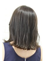 マティーナ ヘアー 池袋(Matina hair)&nbsp;【揺れる毛先+透明感☆彡グレーロブ】　Matinahair