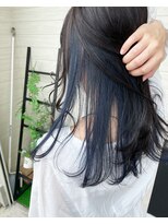 ヘアーガーデン シュシュ(hair garden chou chou) インナーsummerカラー【ネイビーブルー】