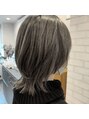 アグ ヘアー ジュエン 三島駅前店(Agu hair juen)&nbsp;グレーアッシュウルフベースで透明感と赤みが嫌いな人向け