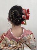 【水引きヘアセット】