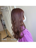 エイクス ヘア デザイン×美髪クリニック 千葉(AQs hair design) ピンク×パープル　MIXカラー