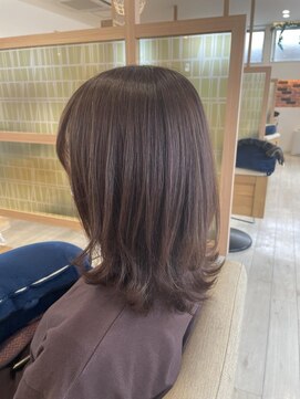 アドラーブル はなみずき店(adorable) 20代30代40代大人可愛い髪質改善グレージュ外ハネミディ