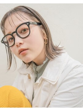 ジーテ 渋谷(gite) シースルーバング ビタミンカラー/渋谷/髪質改善