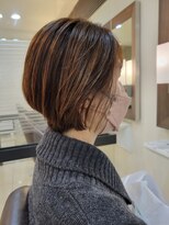 スタイル 成城学園前(STYLE)&nbsp;丸みショートボブ　絶壁解消ヘア　ふんわりショート２