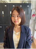 【FERIAfam桃山台】前下がりBOB/お上品ブラウン