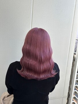 ガリカ シーム(Gallica/SEAM) 【桑原雪音】うる艶ピンクベージュ/暖色系カラー/艶髪ミディアム