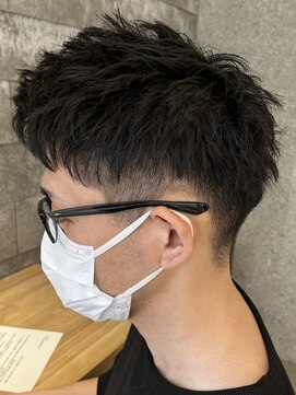 ニアウ 伊勢崎連取店(Niau) メンズマッシュパーマツイストスパイラルパーマ波巻きパーマ