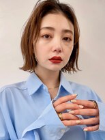 サンドシーン(sand scene)&nbsp;20代30代40代丸みショートボブマッシュ前下がりレイヤー