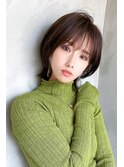 【Lounge】シースルーバング×ショートボブ◎30代40代50代