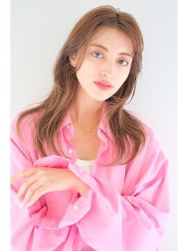 ガリカ 渋谷(Gallica) センターパート×大人くびれヘア