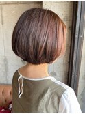 20代30代40代50代人気大人かわいい☆ミニボブアースカラー