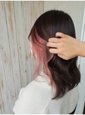 10代20代 チラ見せ ふんわりピンク