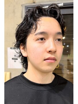 ナループロアオハナ(Nalu pu loa ohana) メンズマレット/マッシュウルフ/メンズマレット/メンズパーマ