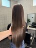 軟水◎髪質改善◎酸性ストレート＋髪質改善ストレート　￥18000