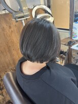 ロッソバイアルター 鎌取(ROSSO by aL-ter)&nbsp;【デザインカラー/レイヤーカット/ウェットヘア】中山実