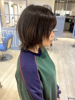 シェノン 赤羽店(CHAINON)&nbsp;似合わせカットメルティーカラー顔周りレイヤーボブルフ赤羽岩淵