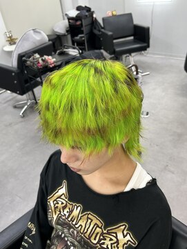 シェイロ(Cielro) 【黄緑×ニュアンスデザインカラー】SAKI