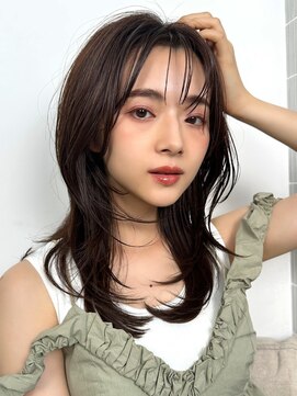 ラフィス ヘアー ミミ 流山おおたかの森店(La fith hair Mimi) 【La fith】シアーブラック×レイヤー